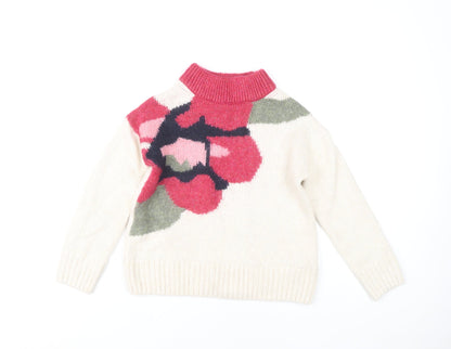 Additional front view of Marks & Spencer Women XS Multicoloured Floral Jumper