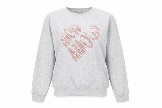 New Look Women's Grey Pullover Sweatshirt Size 10