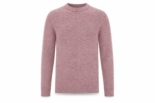 Front view of Topman Men's Red jumper, M, Crew Neck