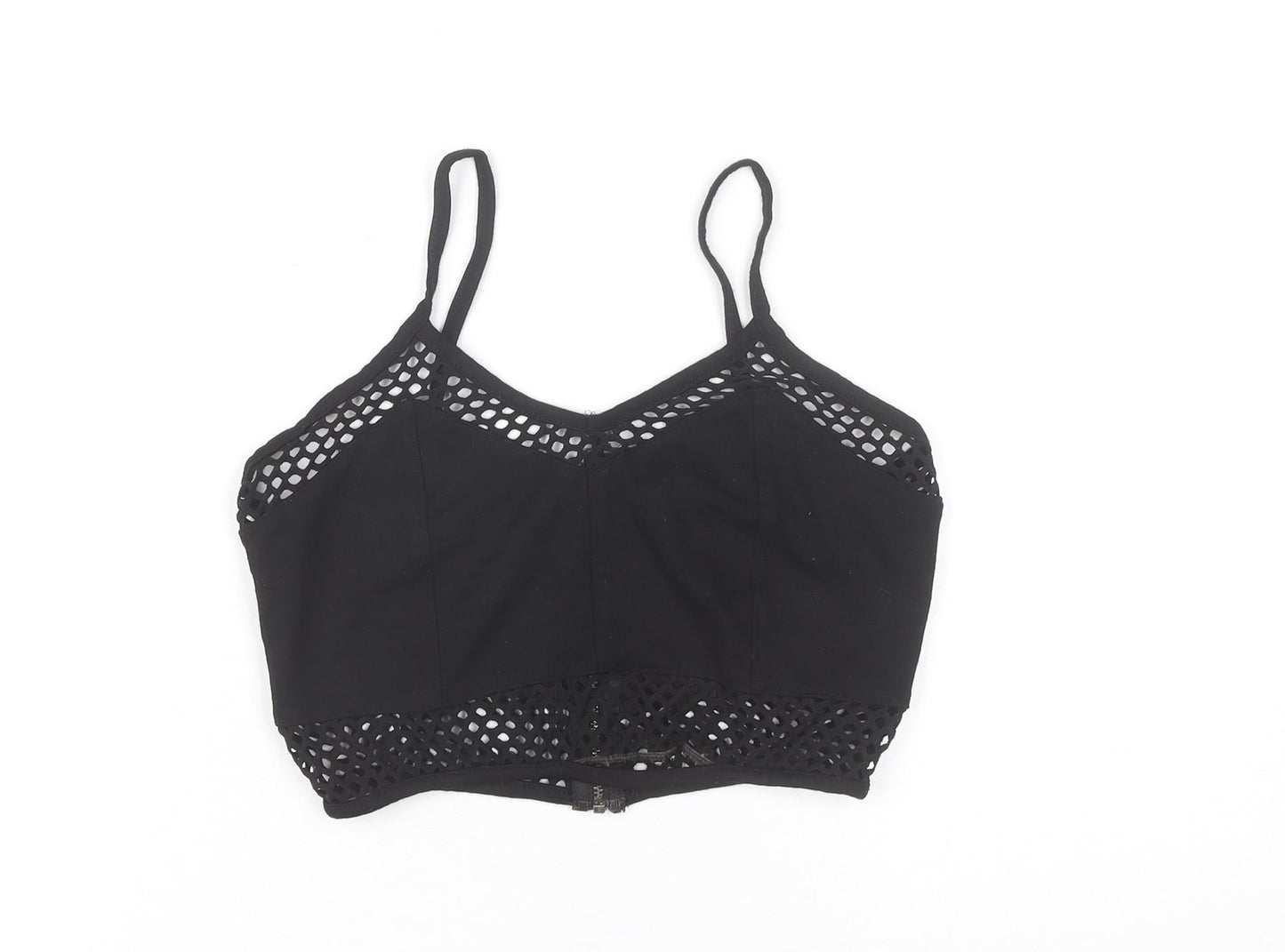 River Island Black Cropped Tank Top for Women