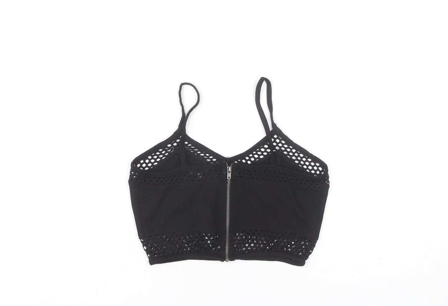 River Island Black Cropped Tank Top for Women