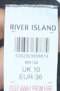 River Island Black Cropped Tank Top for Women