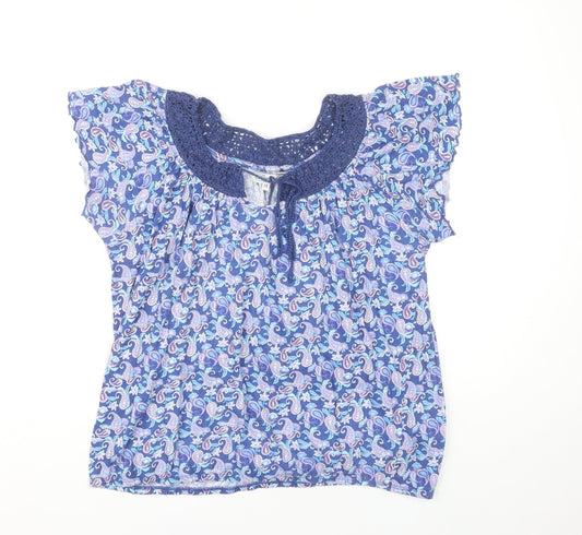 Peacocks Women's Multicoloured Paisley Top Size 14