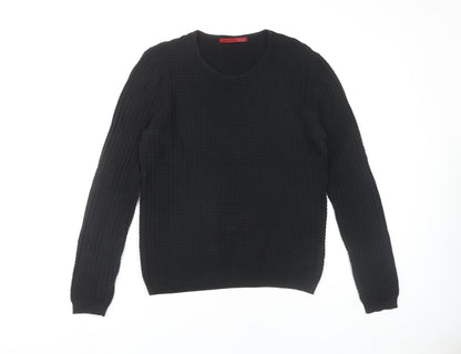 Additional front view of Zara MAN Black Cotton jumper - M