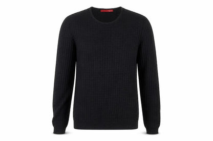 Front view of Zara MAN Black Cotton jumper - M