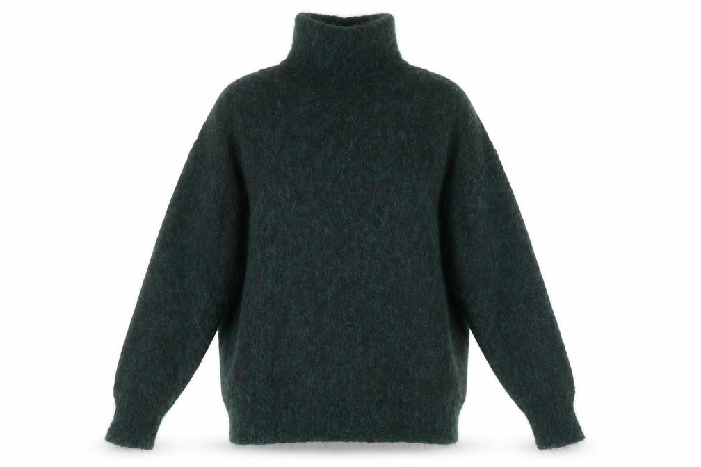 Weekday Women's XS Green Knit Pullover Jumper