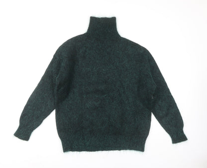 Back view of Weekday Women's XS Green Knit jumper