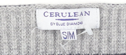 Close-up detail of Cerulean Women's Multicoloured Striped jumper S