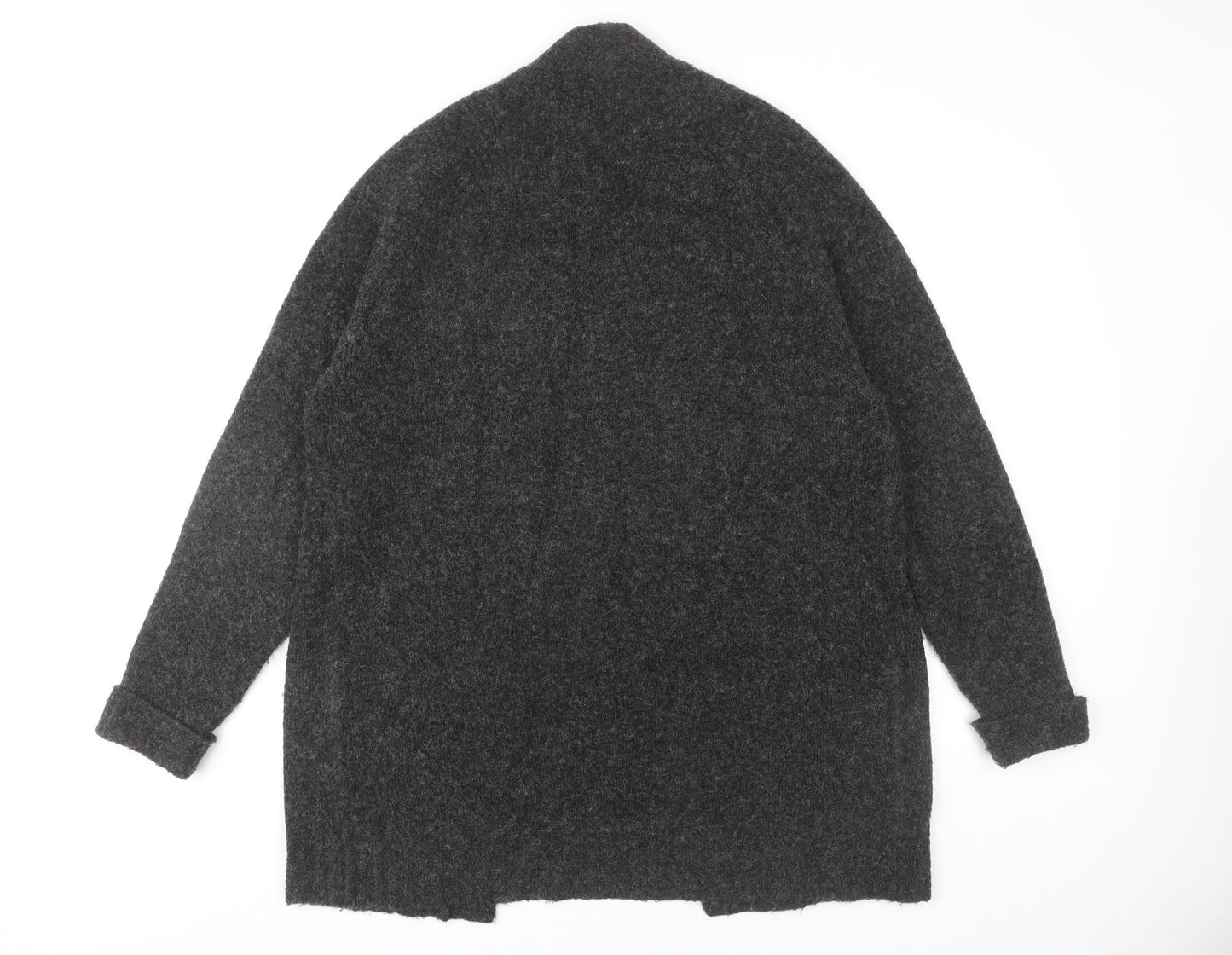 ASOS Women's Grey Open Front Cardigan, Size 10, Long Sleeve