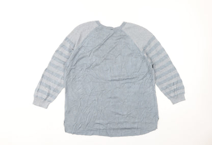 Back view of Dorothy Perkins Women's Blue Striped jumper