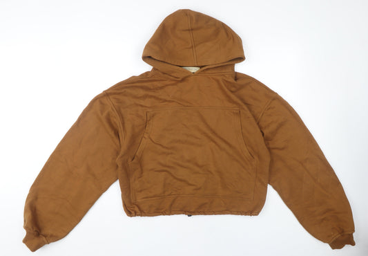 Carey Collective Brown Hoodie Women L Pullover Style
