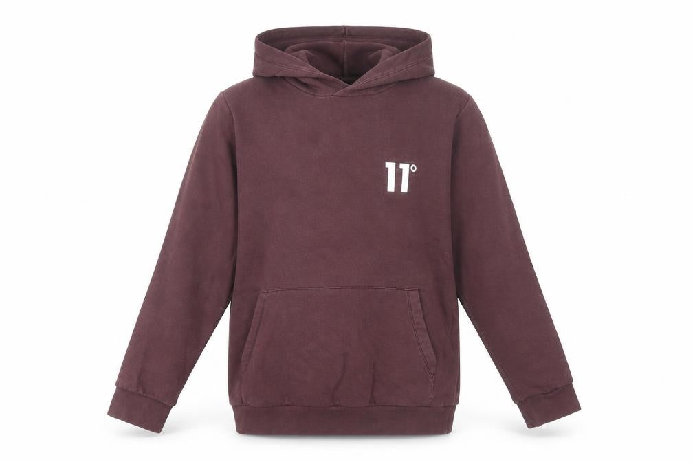 11 Degrees Boys Brown Pullover Hoodie 12-13 Years