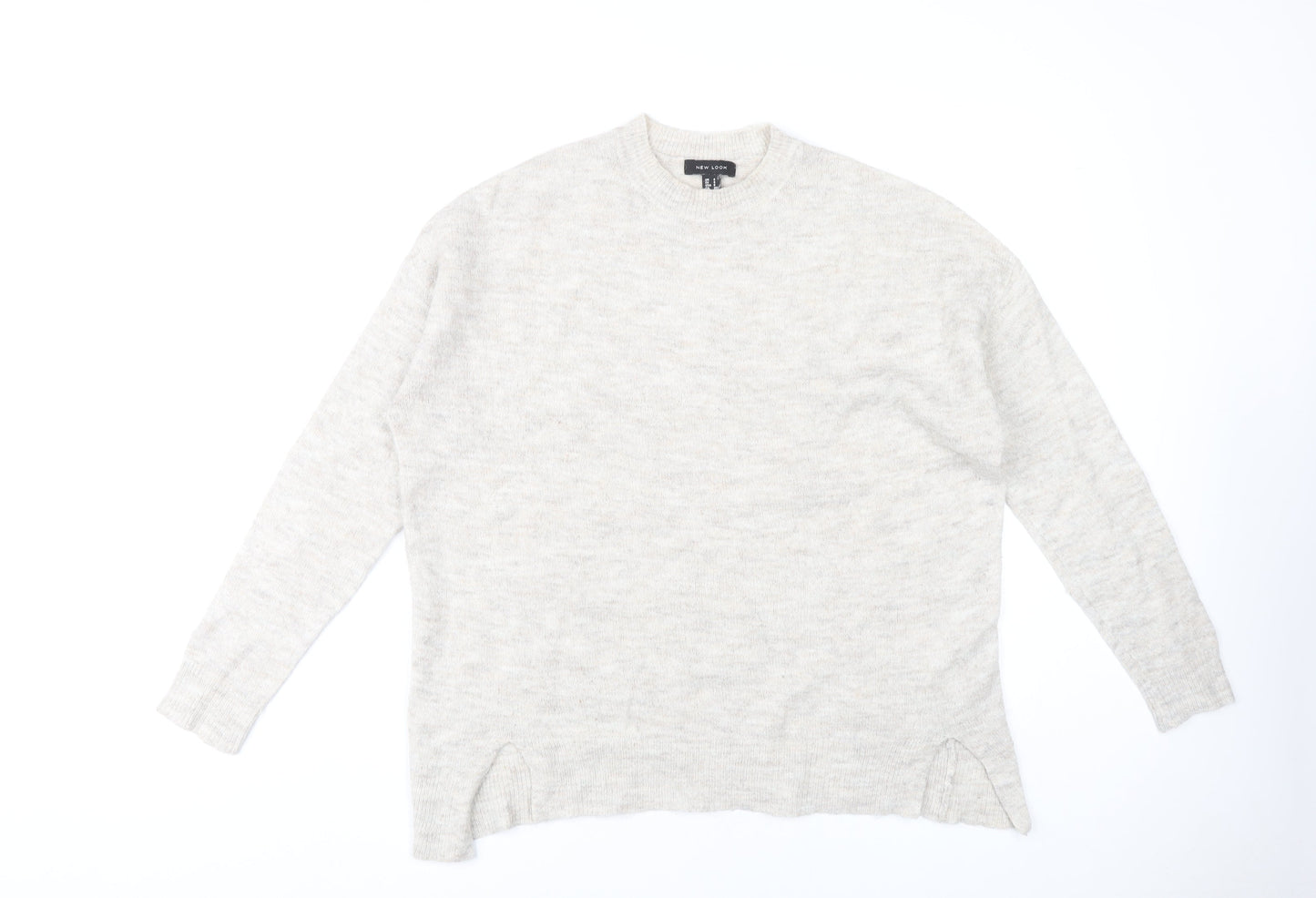 New Look Women's Ivory Pullover Jumper S