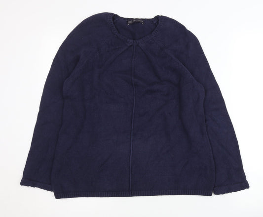 Marks and Spencer Women's Blue Pullover Jumper Size 14