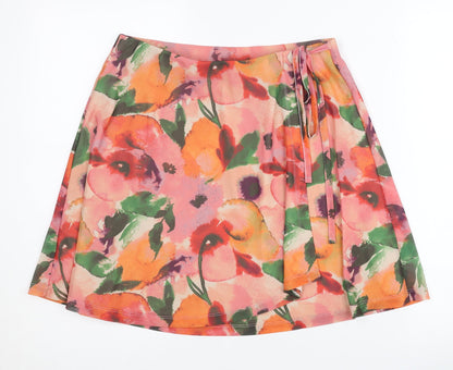 Additional front view of Next Women's Multicoloured A-Line Skirt, size 10