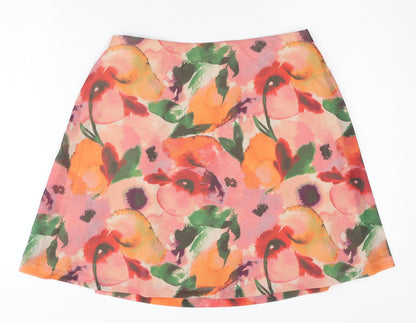 Back view of Next Women's Multicoloured A-Line Skirt, size 10