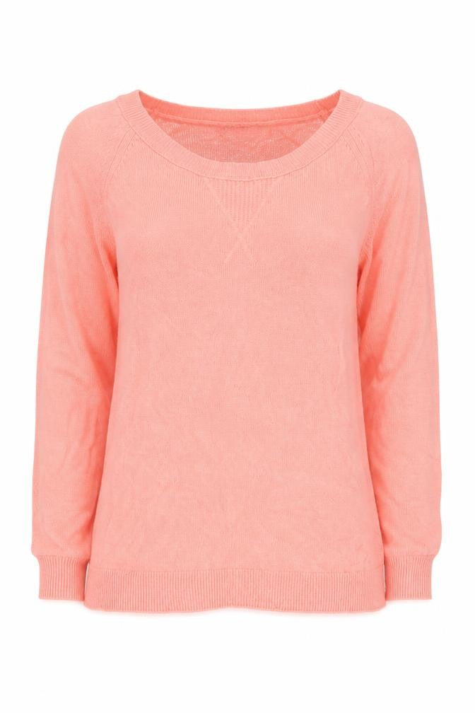 Gap Women's Pink Pullover Jumper - M, Long Sleeve, Knit