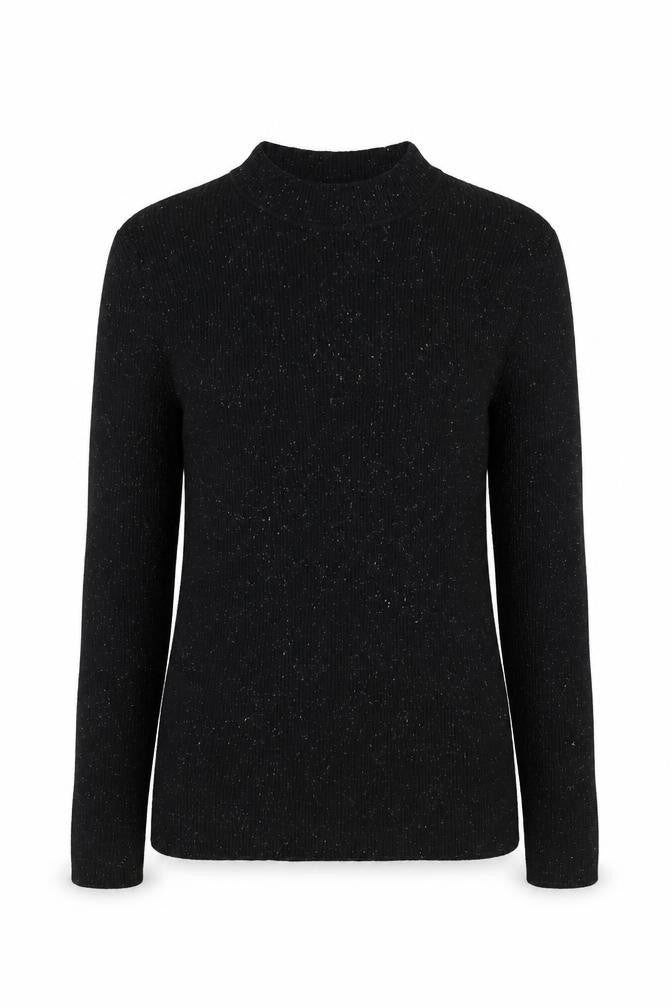 Ted Baker Women's Black Mock Neck Pullover Jumper M