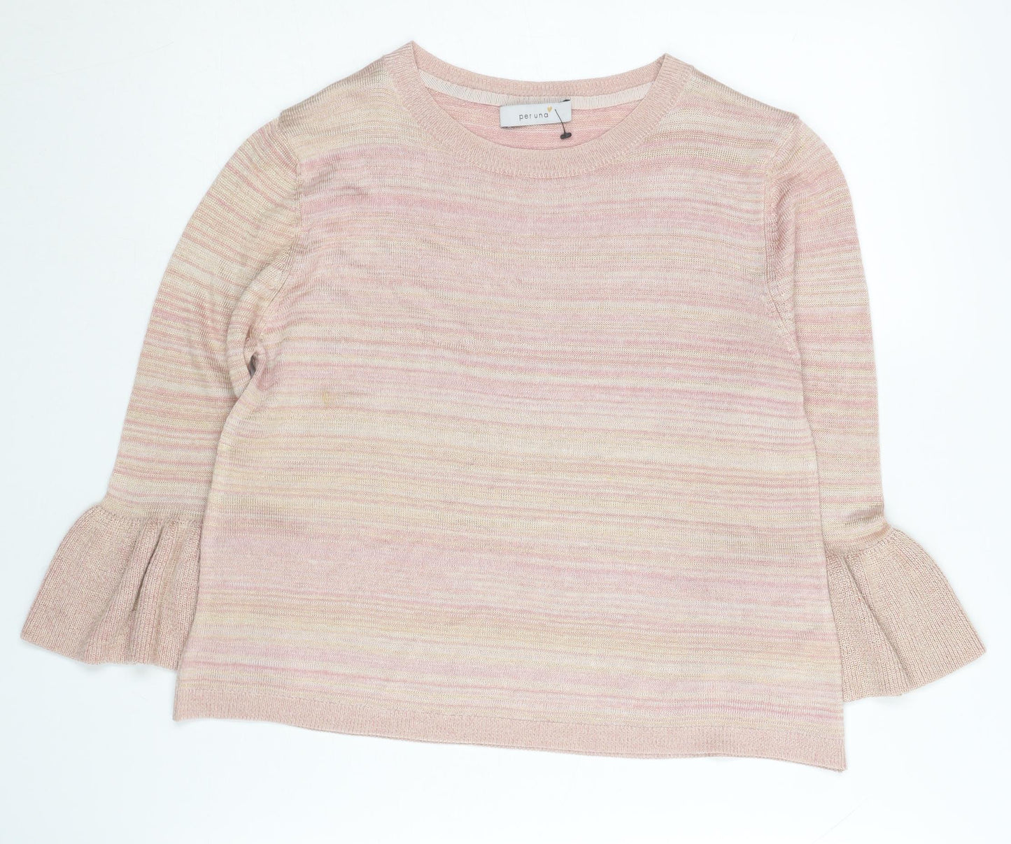 Marks and Spencer Women's Pink 3/4 Sleeve Jumper