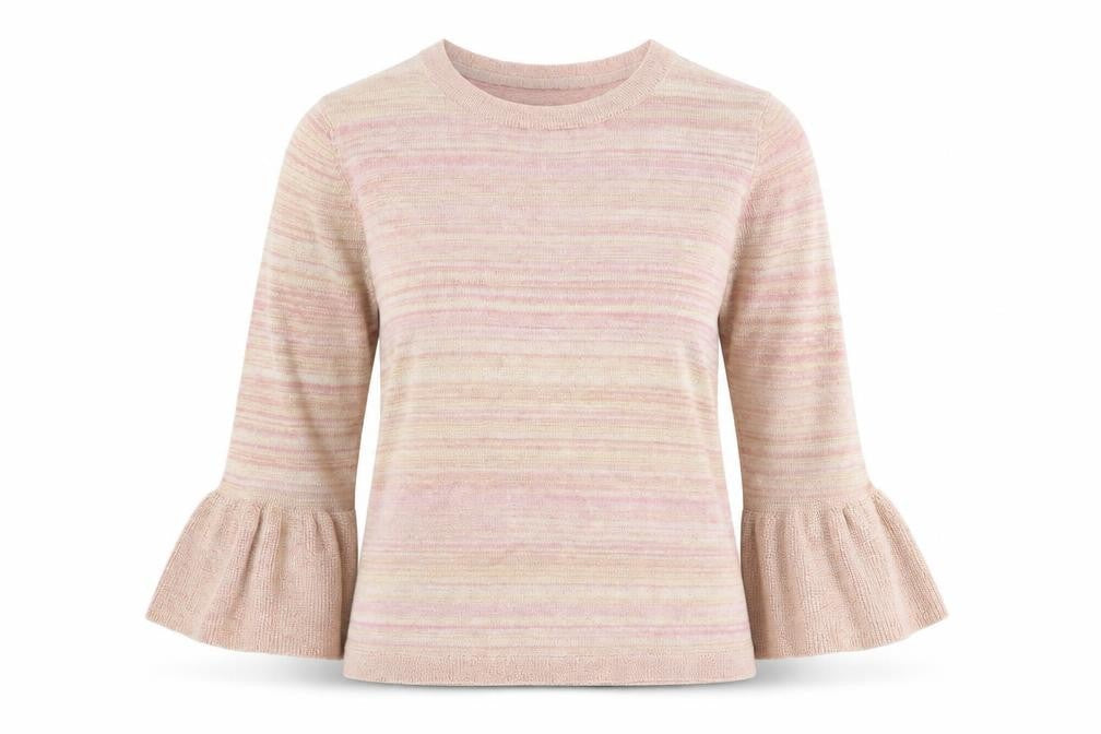 Marks & Spencer Women's Pink 3/4 Sleeve Jumper
