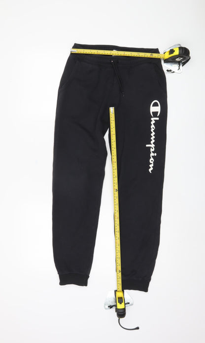 Champion Womens Black Jogger Trousers, Size L