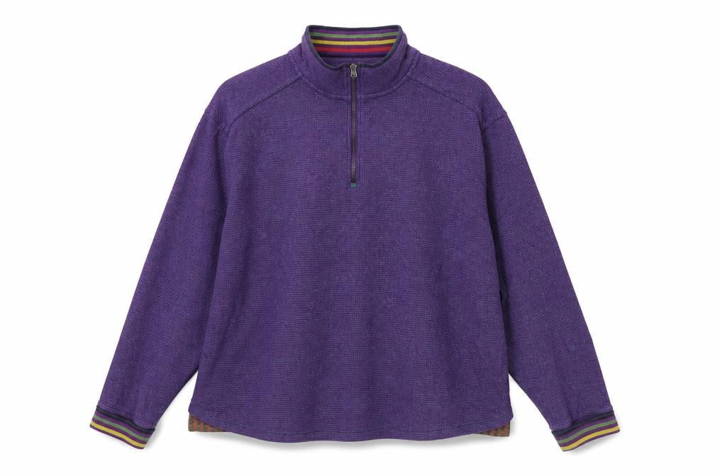 Robert Graham Purple Pullover Sweatshirt L Unisex