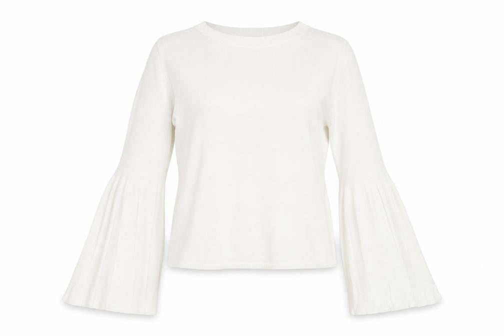 Topshop White Pullover Jumper UK 10 Women