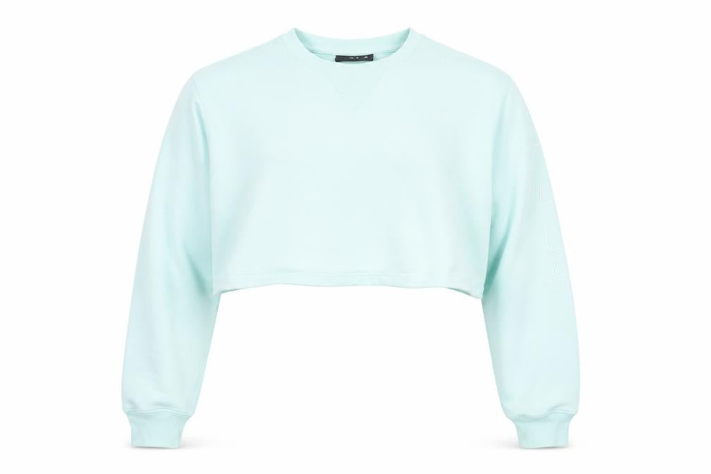 TALA Women's Blue Medium Crew Neck Sweatshirt, Casual Pullover