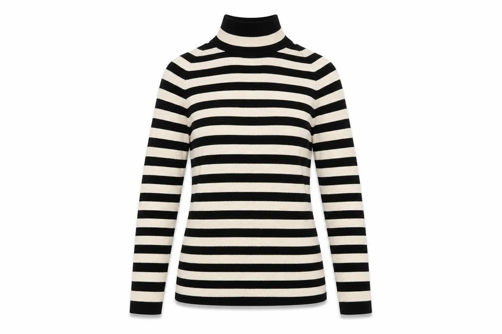 Next Women's Black Striped Pullover Jumper Size 10