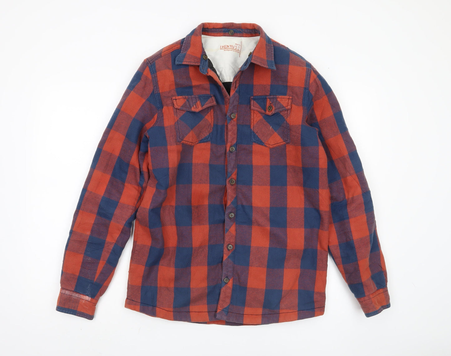 Denim 73 Boys Multicoloured Cotton Shirt Jacket 16 Years