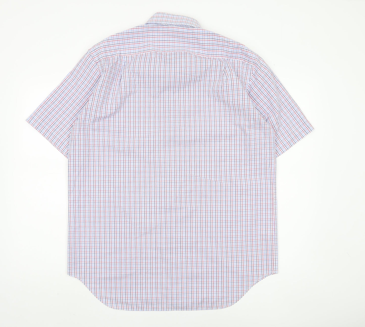 Marks and Spencer Men's Multicoloured Check Shirt Size 16