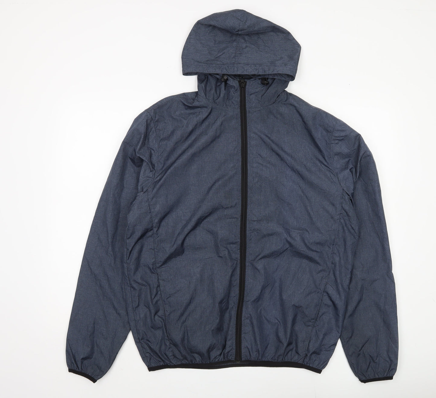 Size? Essentials Men's Blue Windbreaker Jacket L