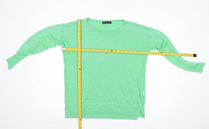 Marks Womens & Spencer Green Pullover Jumper, Size 14