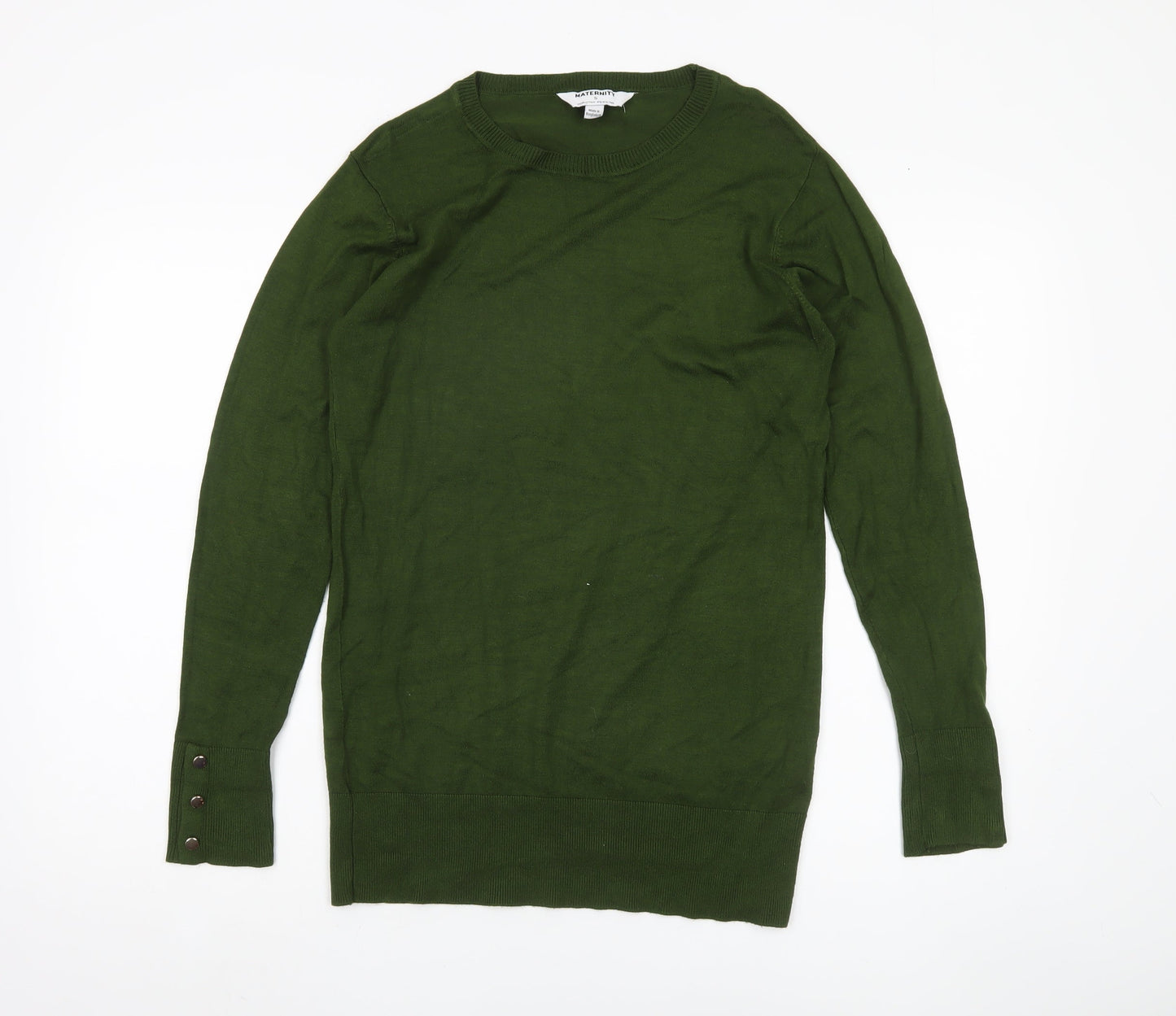 Dorothy Perkins Green Maternity Pullover Jumper S