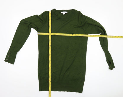 Back view of Dorothy Perkins Green Maternity jumper S