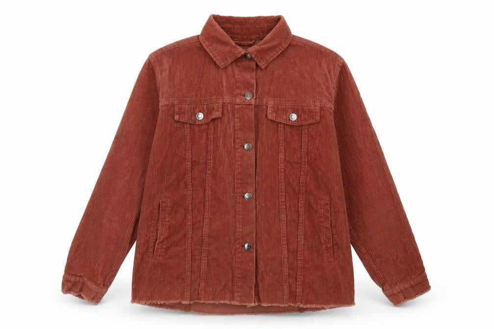 Primark Women’s Brown Corduroy Jacket Size 10