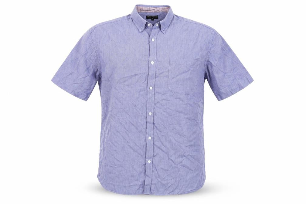 Taylor & Wright Men's Blue Button-Up Shirt