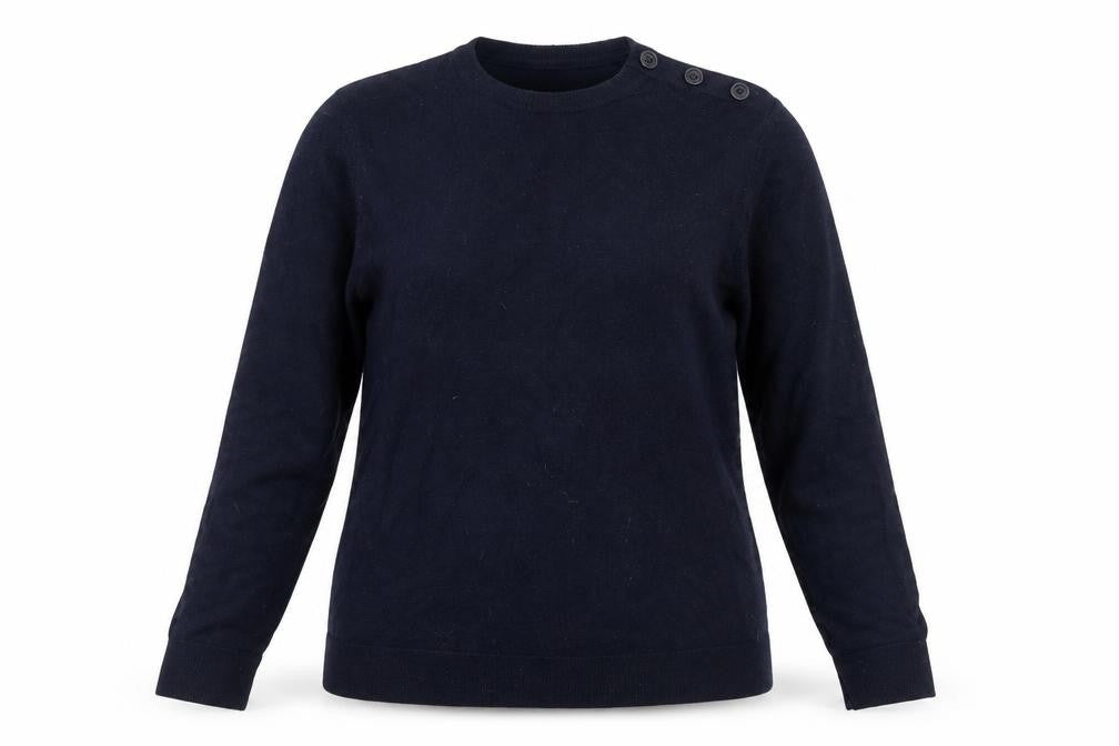 Kin by John Lewis Unisex Black Crew Neck Jumper L