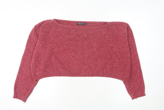 Nasty Gal Women's Red Pullover Jumper M