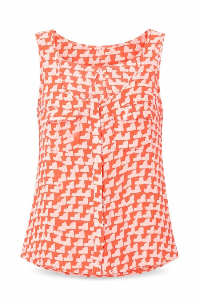 Gap Women's XS Multicoloured Geometric Print Tank
