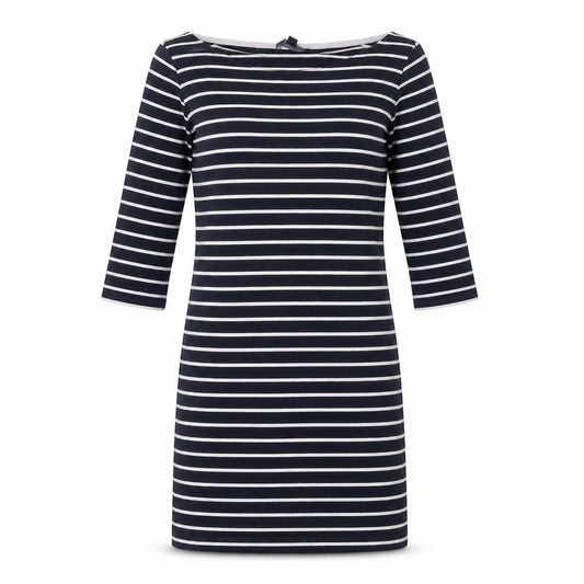 French Connection Women's Black Striped Shift Dress