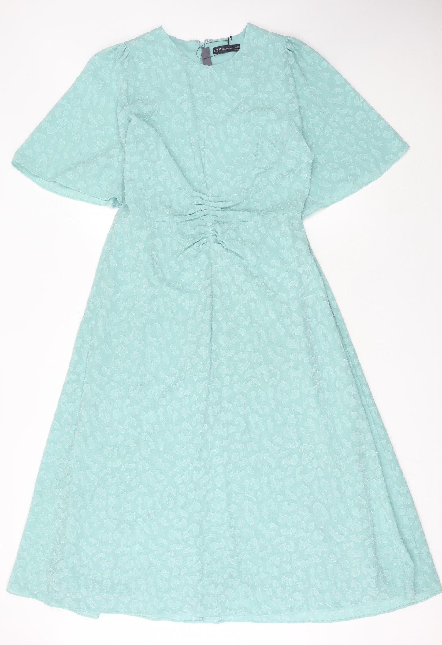 Marks and Spencer Women's Blue A-Line Midi Dress 14