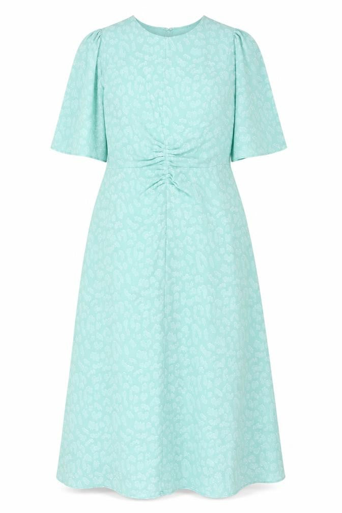 Marks & Spencer Women's Blue A-Line Midi Dress 14