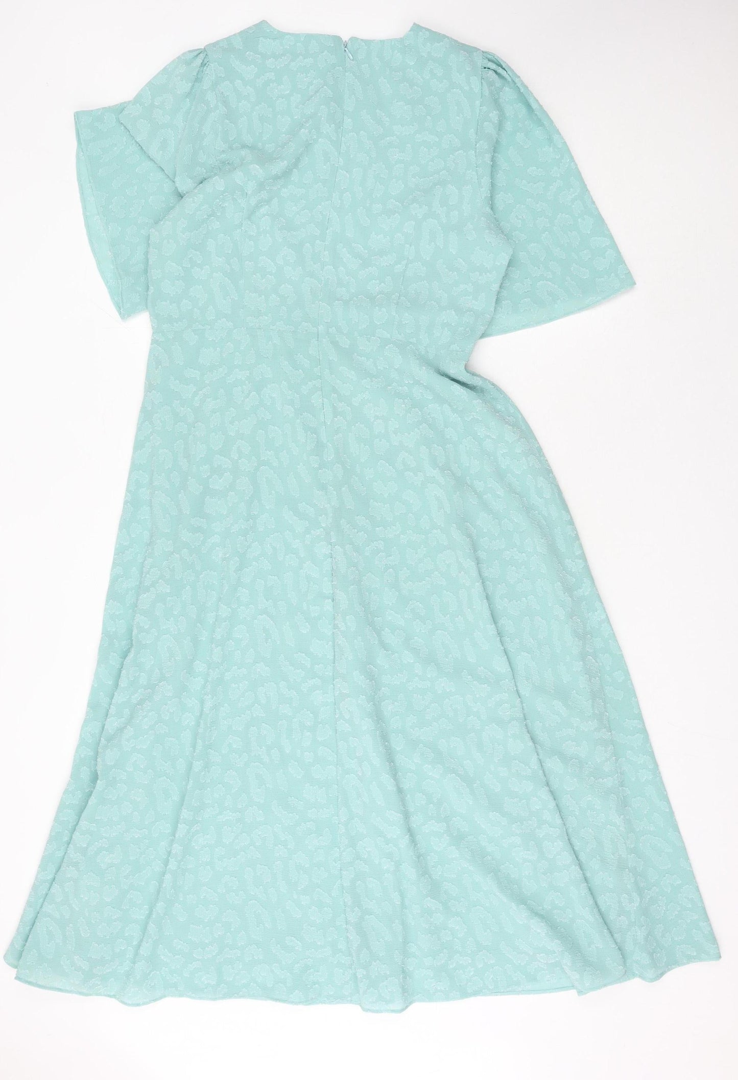 Marks and Spencer Women's Blue A-Line Midi Dress 14