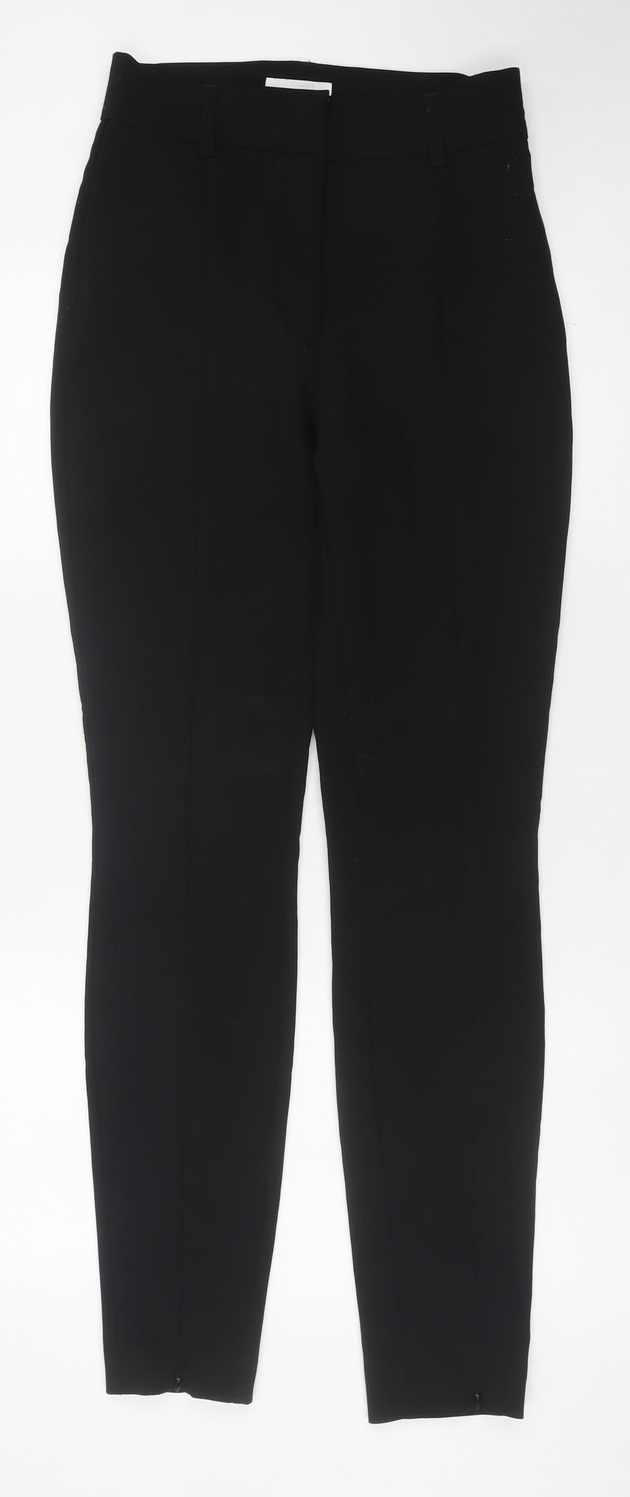 H&M Women's Black Skinny Ankle Trousers Size 10