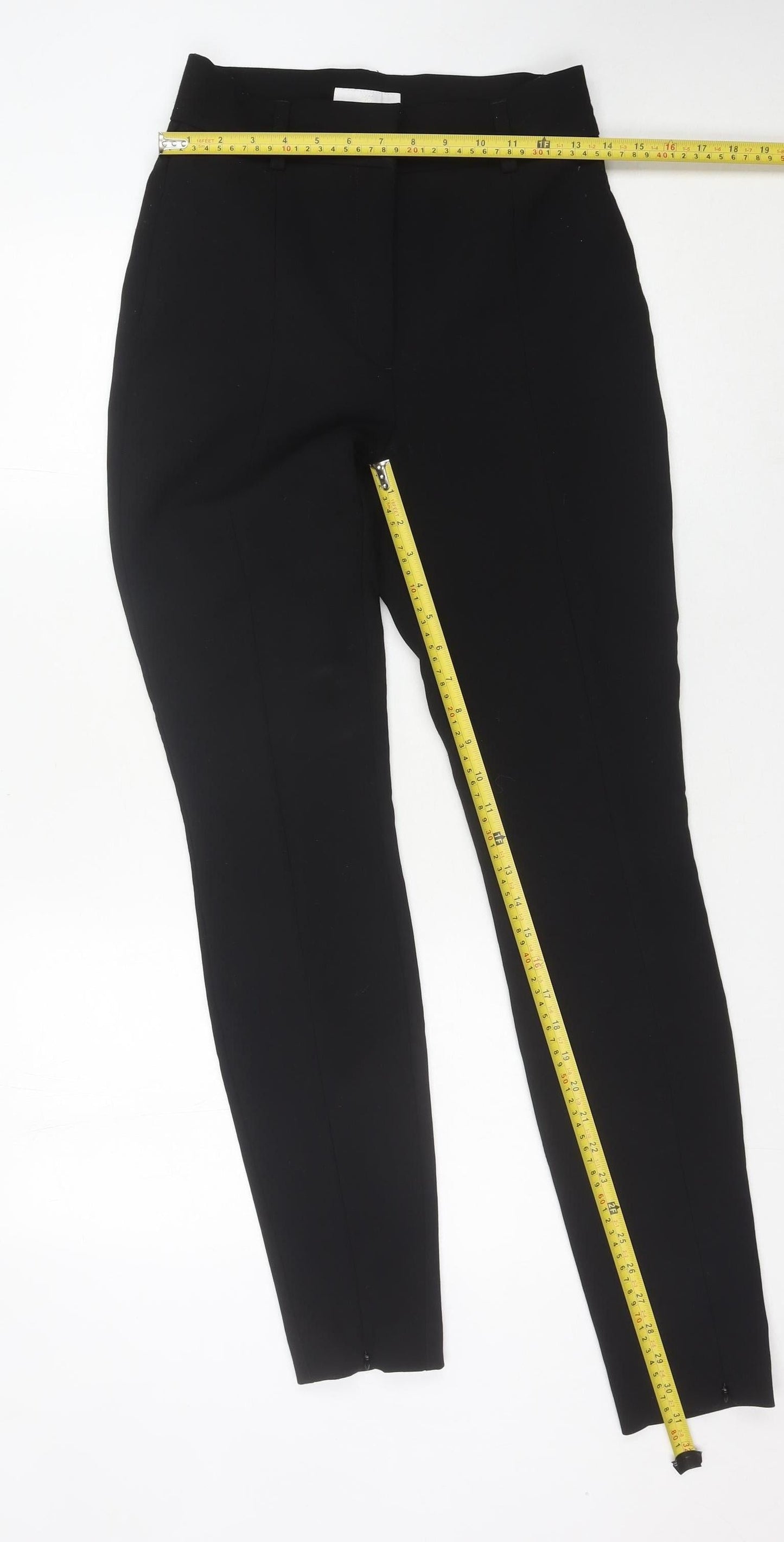H&M Women's Black Skinny Ankle Trousers Size 10