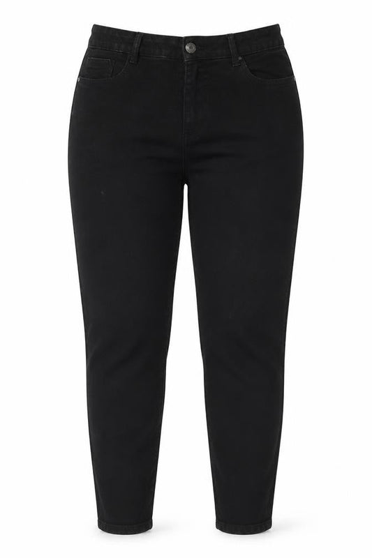 AVA Women's Black Regular Fit Jeans Size 16