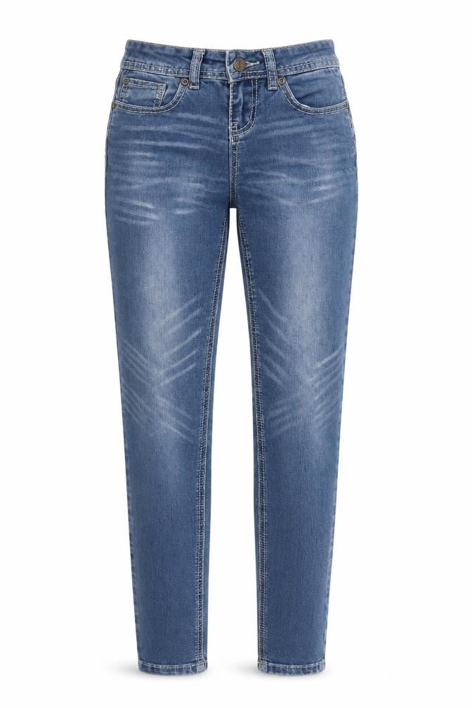 Revolution & Revolt Women's Blue Straight Jeans
