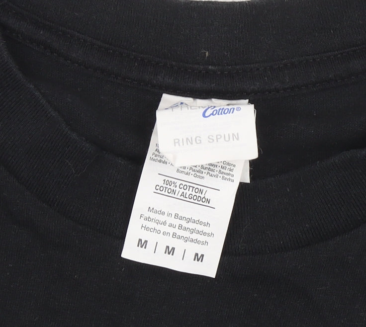 Gildan Men's Black M Logo Crew Neck T-Shirt