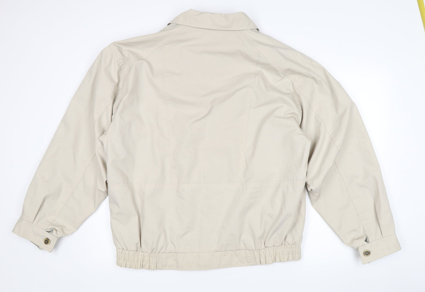 C&A Men's Beige Bomber Jacket Large Casual
